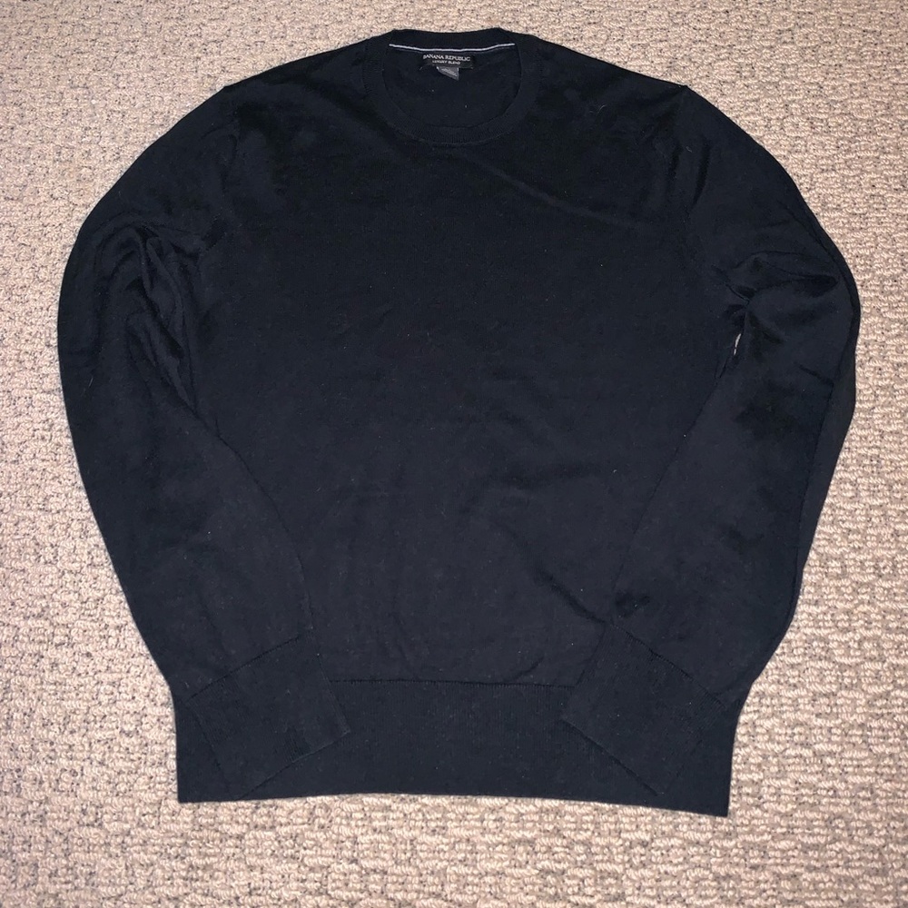 Banana Republic luxury blend sweater - black